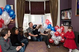 Royal Wedding, Residents at Home on Westbourne Street, Walsall, England, 2011